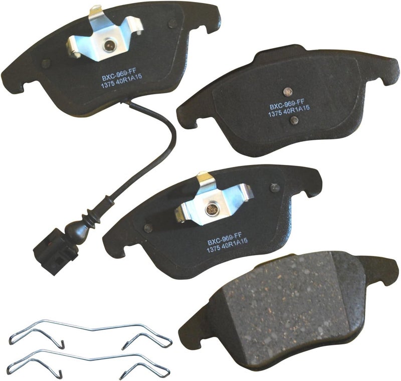 Bendix Premium SBC1375 Ceramic Front Brake Pads for Audi Q3 2018-2015, Q3 Quattro 2018-2013, Volkswagen Passat 2020-2012, Tiguan 2017-2009, Tiguan Limited 2018-2017 - Image 1